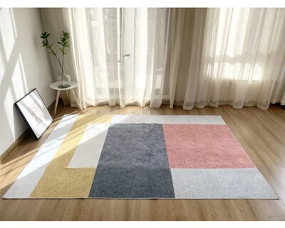 Foto 5 | Tapete Decorativo Cubism Multicolor - 2 X 3 M.
