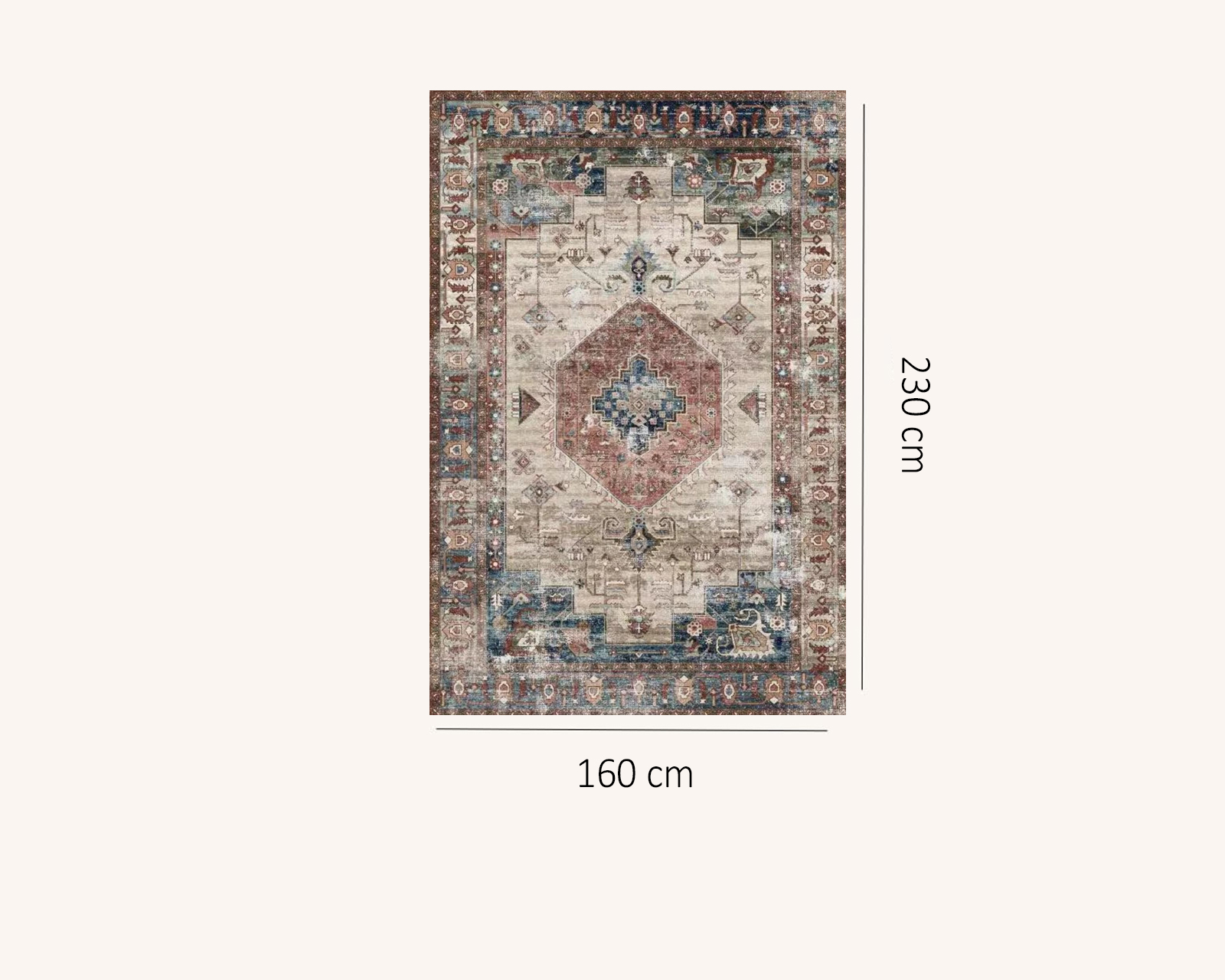 Foto 8 | Tapete Decorativo Ayean Currant  160 x 230 cm