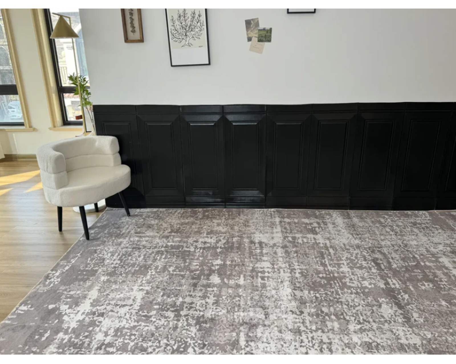 Foto 4 pulgar | Tapete Decorativo Nausi Silver 2x3 m