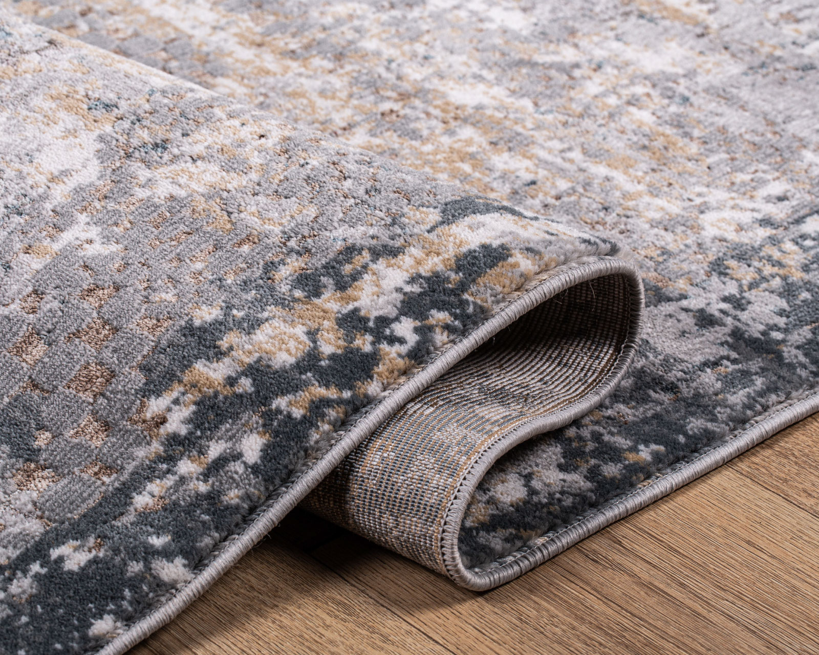 Foto 5 pulgar | Tapete Alfombra Berna U3008 Gris Gris Oro 240x330 Cm