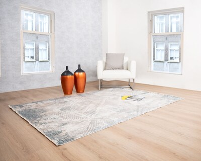 Foto 2 | Tapete Alfombra Calix T2307 Crema Gris 240x330 Cm