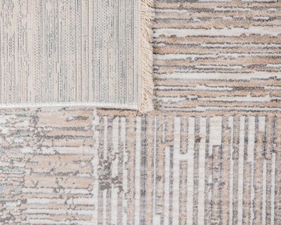 Foto 5 | Tapete Alfombra Calix T2305 Crema Gris 240x330 Cm