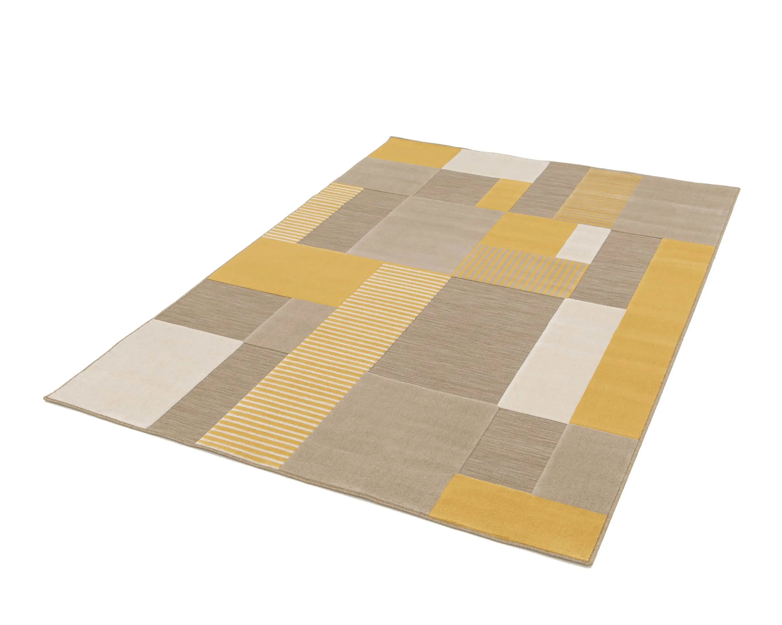 Foto 3 pulgar | Tapete Decorativo Ray Amarillo 120x170 Cm