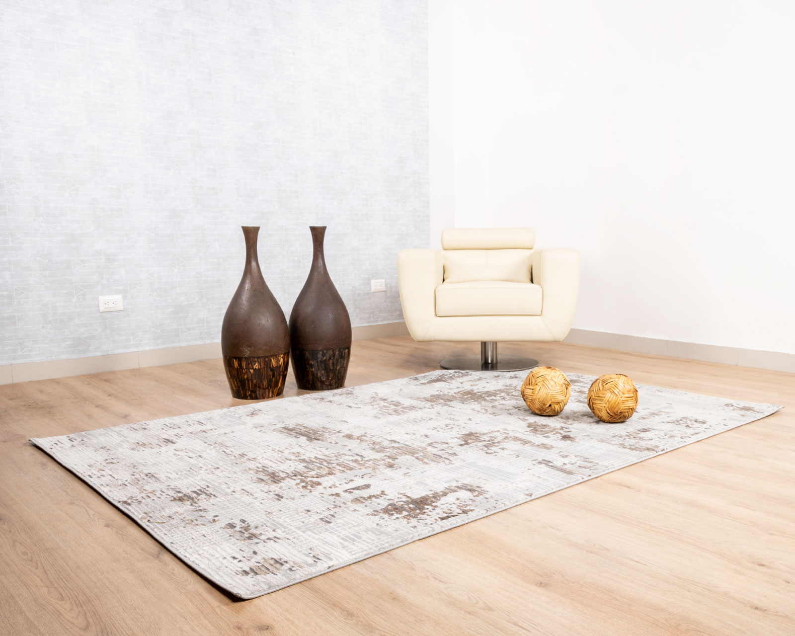 Foto 6 pulgar | Tapete Decorativo Delme T5155 Gris Crema Oro 240*330