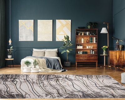 Foto 6 | Tapete Decorativo Delme T5153 Crema Gris Verde 160*230