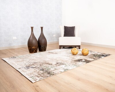 Foto 5 | Tapete Decorativo Delme T5151 Crema Gris Verde 240*330