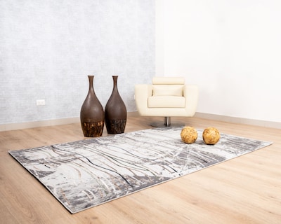 Foto 5 | Tapete Decorativo Delme T5153 Crema Gris Verde 240*330