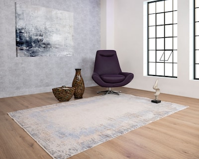 Foto 4 | Tapete Decorativo Tebas T2230 Crema Gris 330*240
