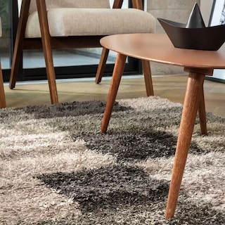 Foto 2 | Alfombra Tapete 160 X 225 Cm Gris Decorativa Hogar