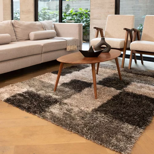 Foto 5 | Alfombra Tapete 160 X 225 Cm Gris Decorativa Hogar