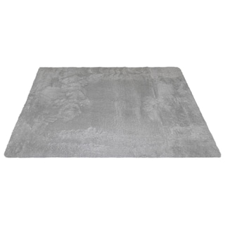 Foto 2 | Tapete Plata De 160 Cm X 110 Cm Para Sala Alfombra
