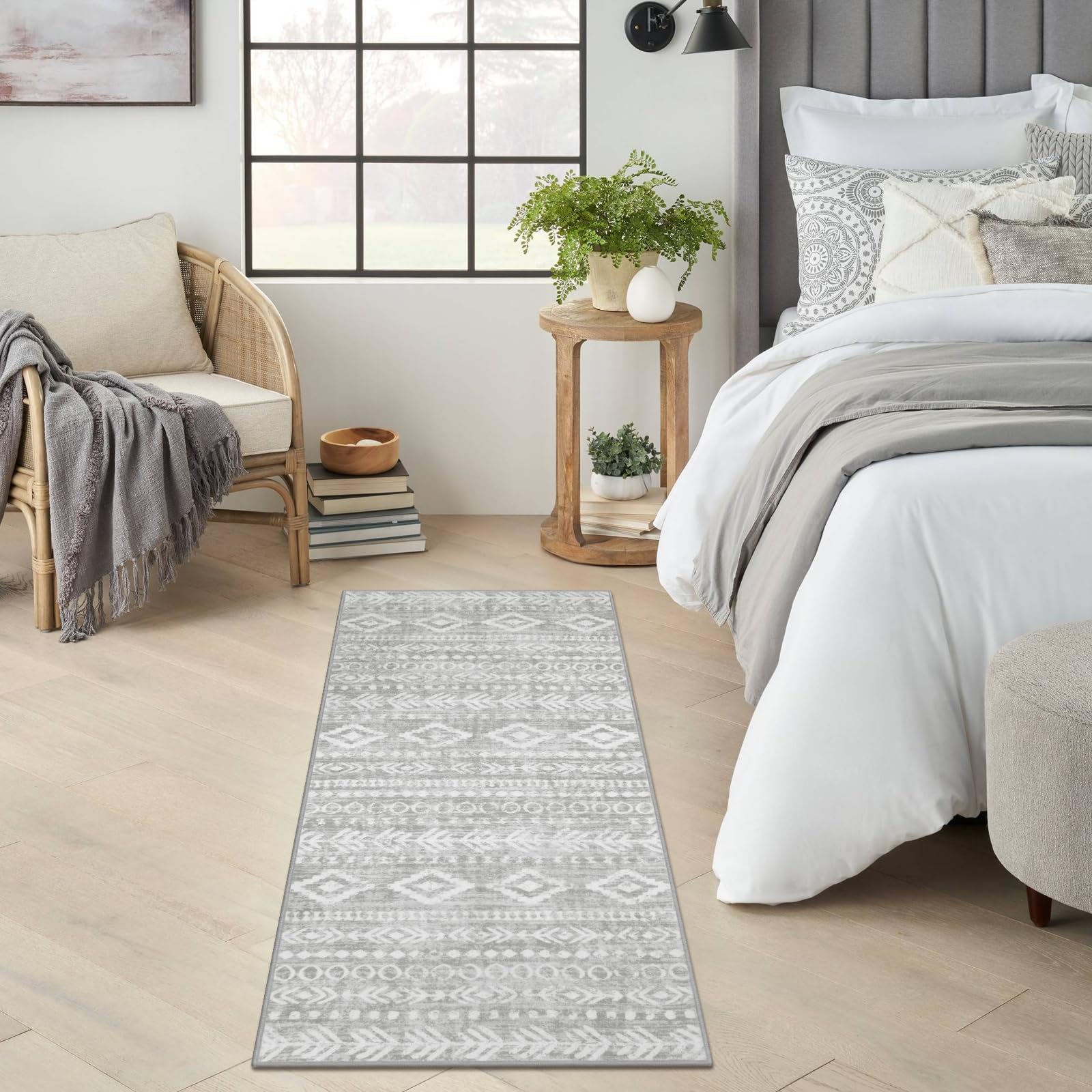 Foto 3 pulgar | Alfombra Lahome Farmhouse Gris Ultrafina 60x150 Cm - Venta Internacional