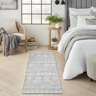 Foto 2 | Alfombra Lahome Farmhouse Gris Ultrafina 60x150 Cm - Venta Internacional