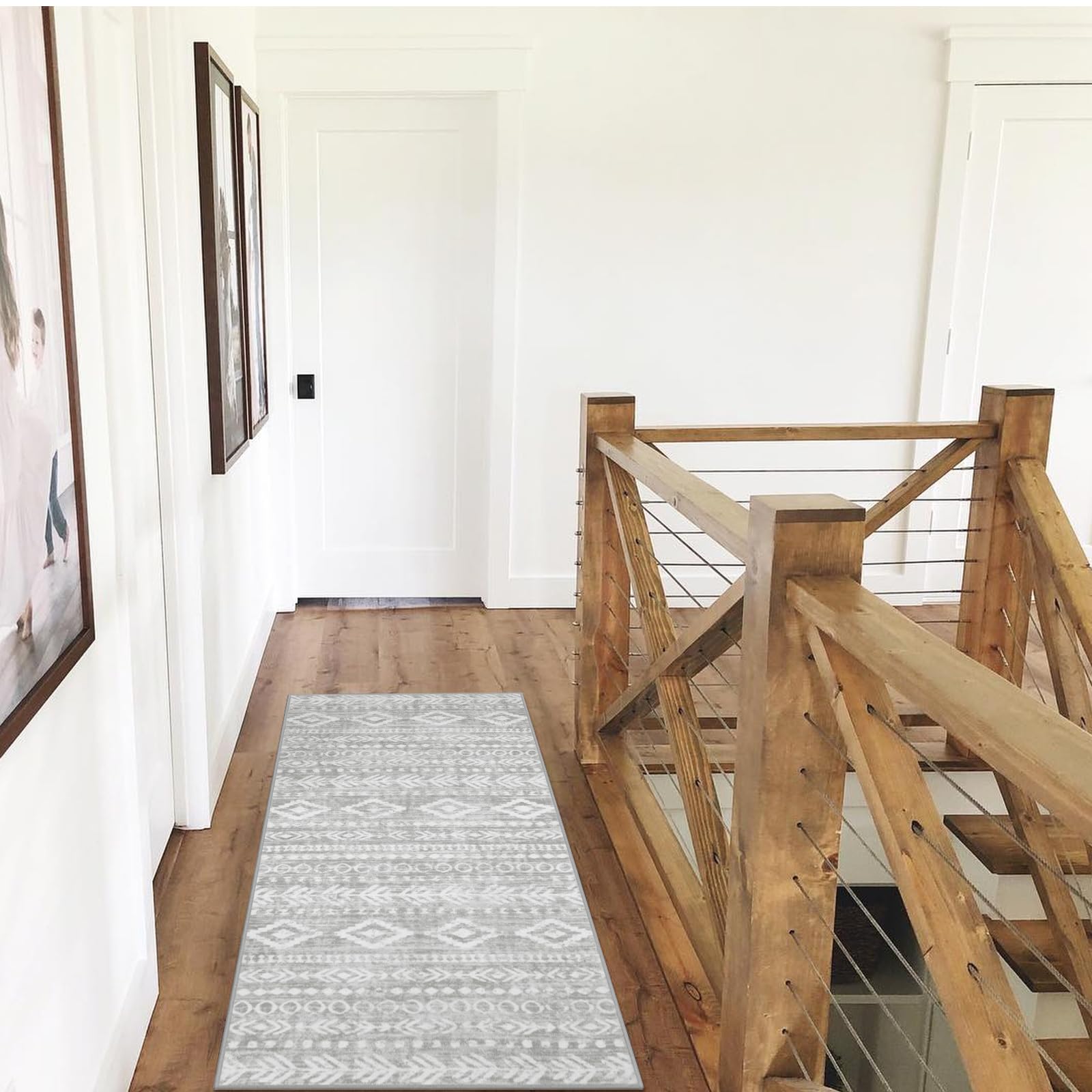 Foto 8 pulgar | Alfombra Lahome Farmhouse Gris Ultrafina 60x150 Cm - Venta Internacional