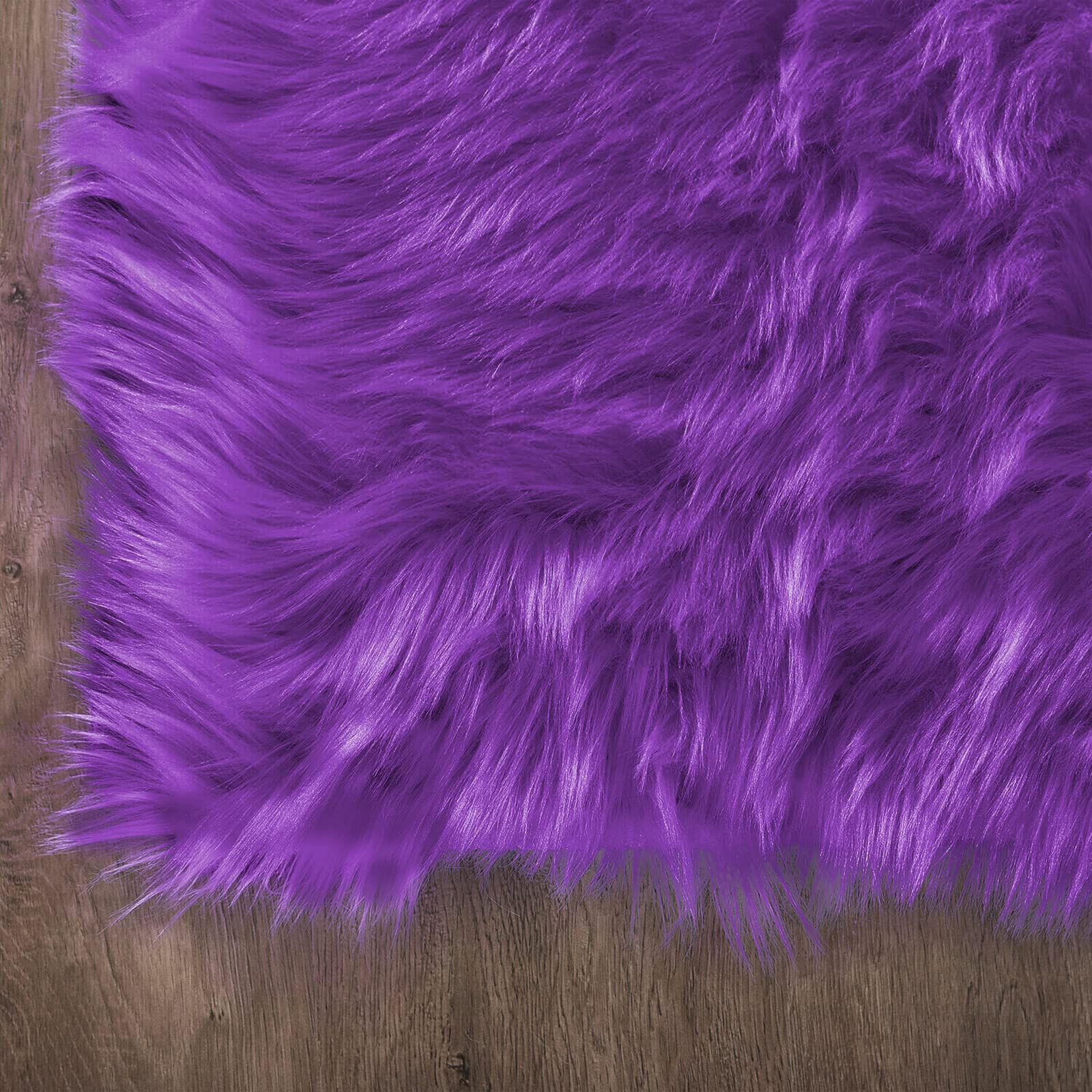 Foto 5 | Alfombra Latepis Fluffy Shag Morado 90x150 Cm - Venta Internacional