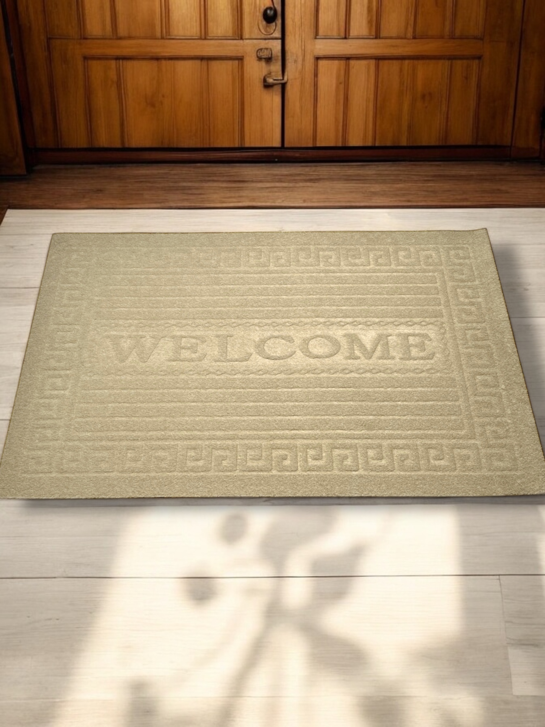 Foto 4 | Tapete Entrada Casa Welcome Grecas Exterior Antiderrapante!