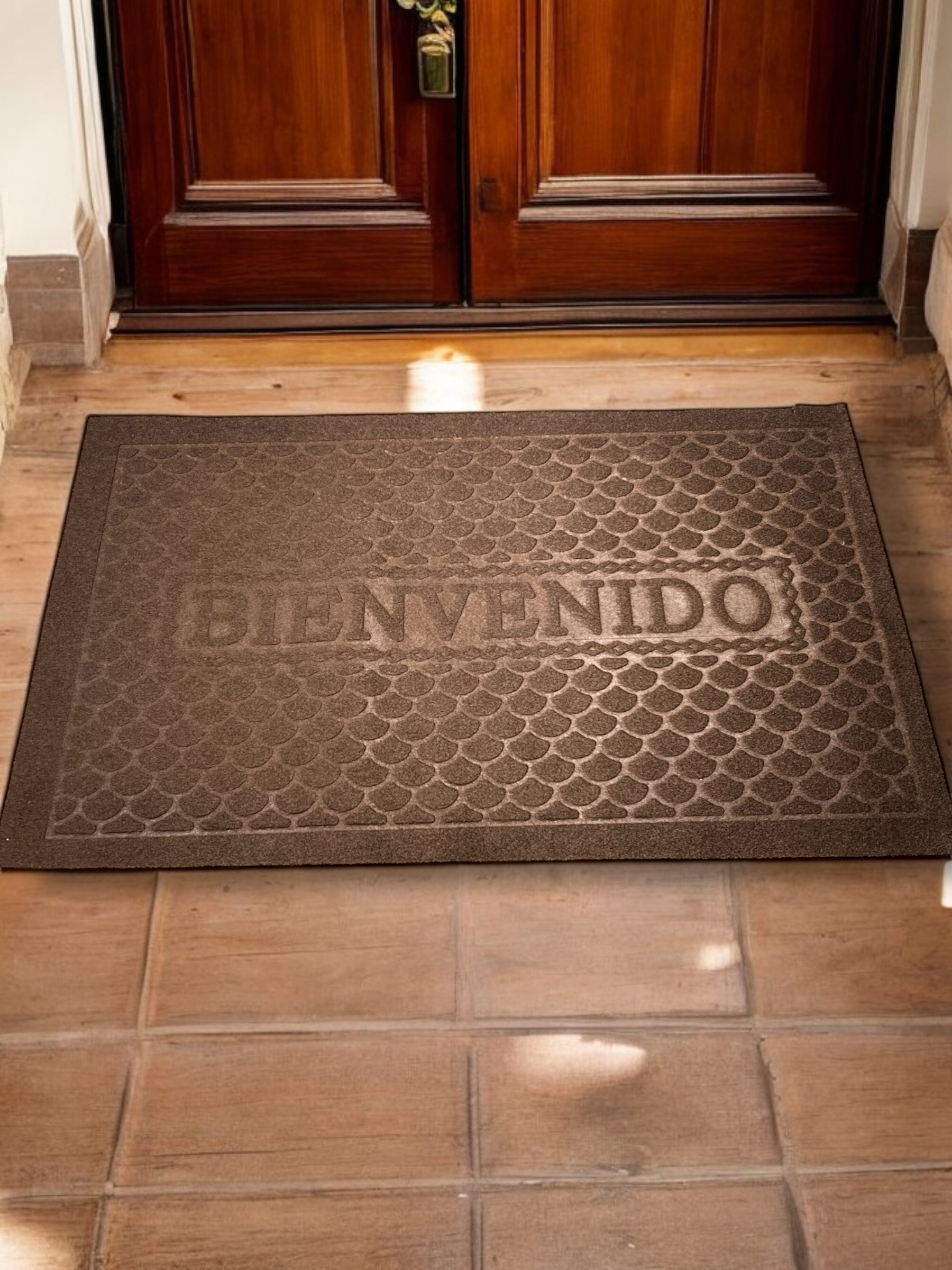 Foto 5 pulgar | Tapete Entrada Casa Bienvenido Ext Int Antiderrapante