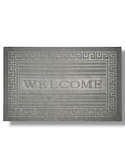 Tapete Entrada Casa Welcome Grecas Exterior Antiderrapante!