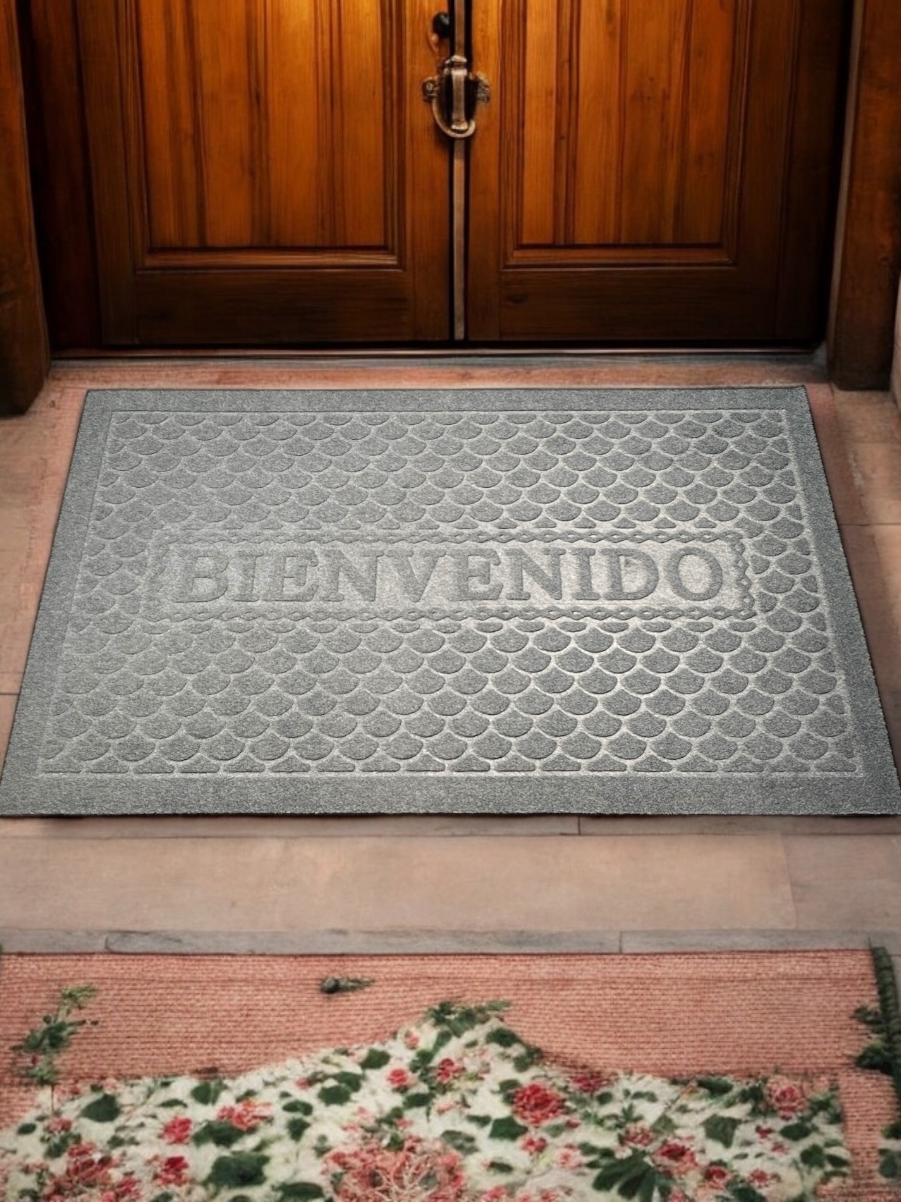Foto 5 pulgar | Tapete Entrada Casa Bienvenido Ext Int Antiderrapante