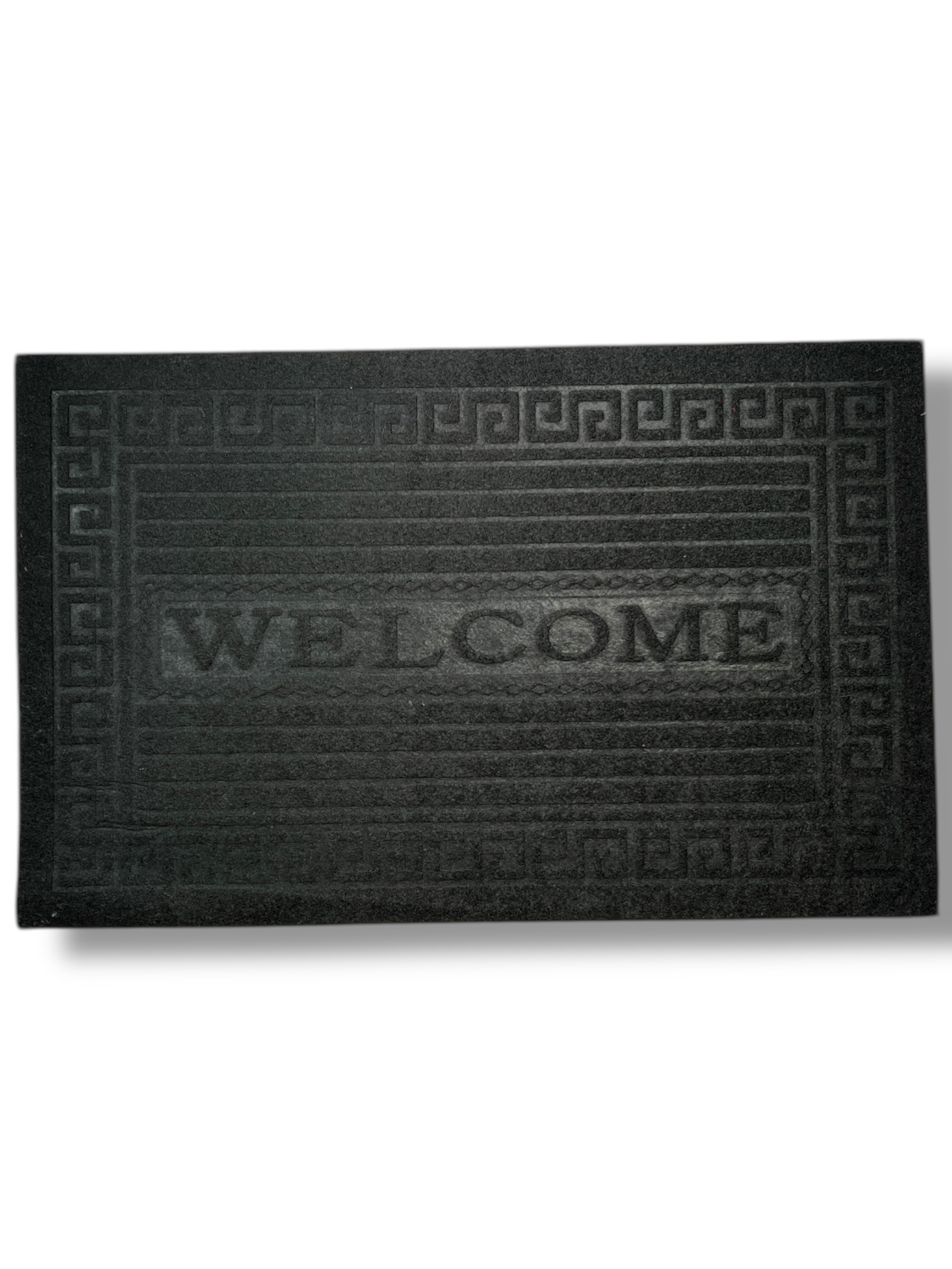 Tapete Entrada Casa Welcome Grecas Exterior Antiderrapante!