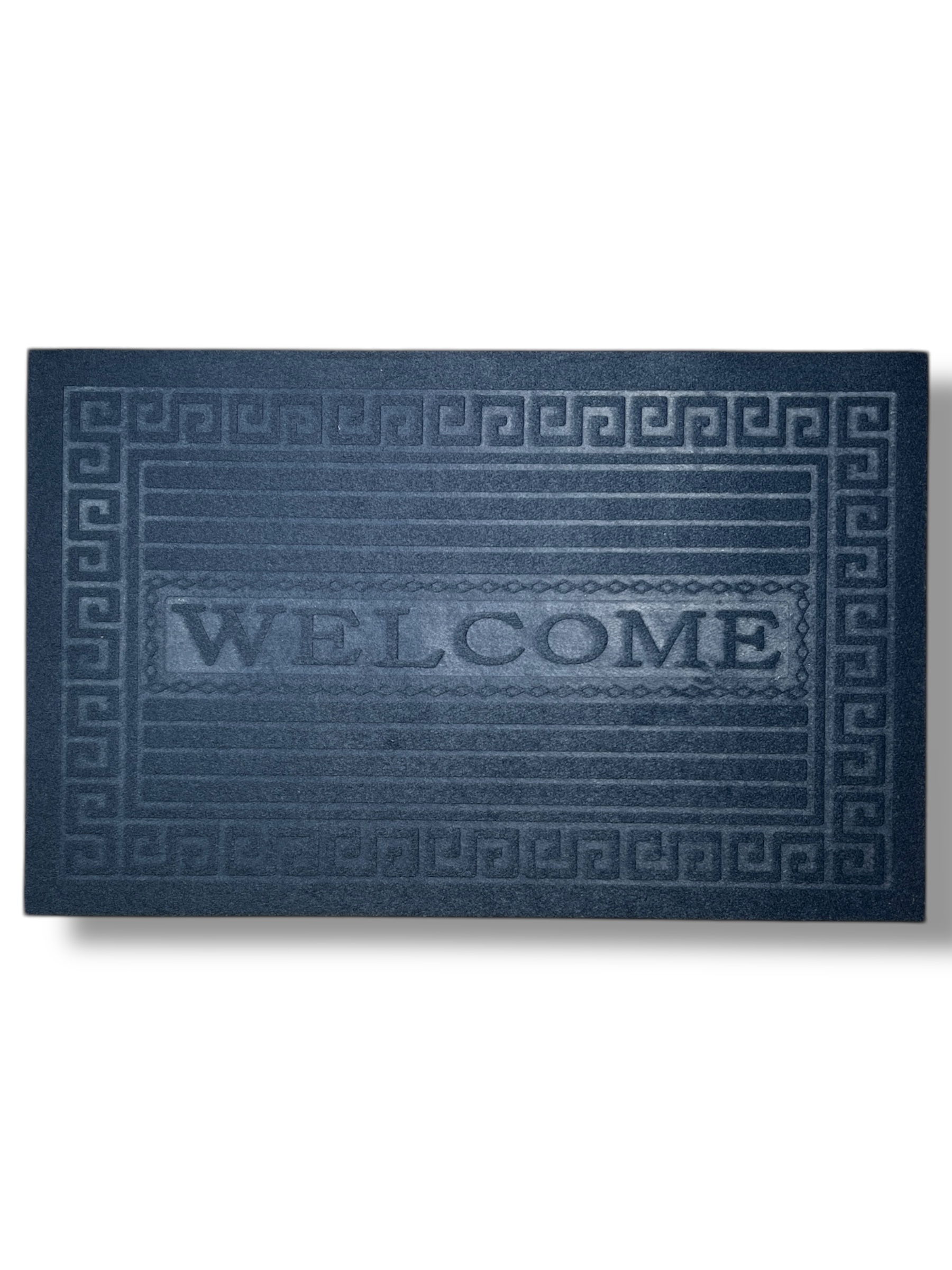 Tapete Entrada Casa Welcome Grecas Exterior Antiderrapante!