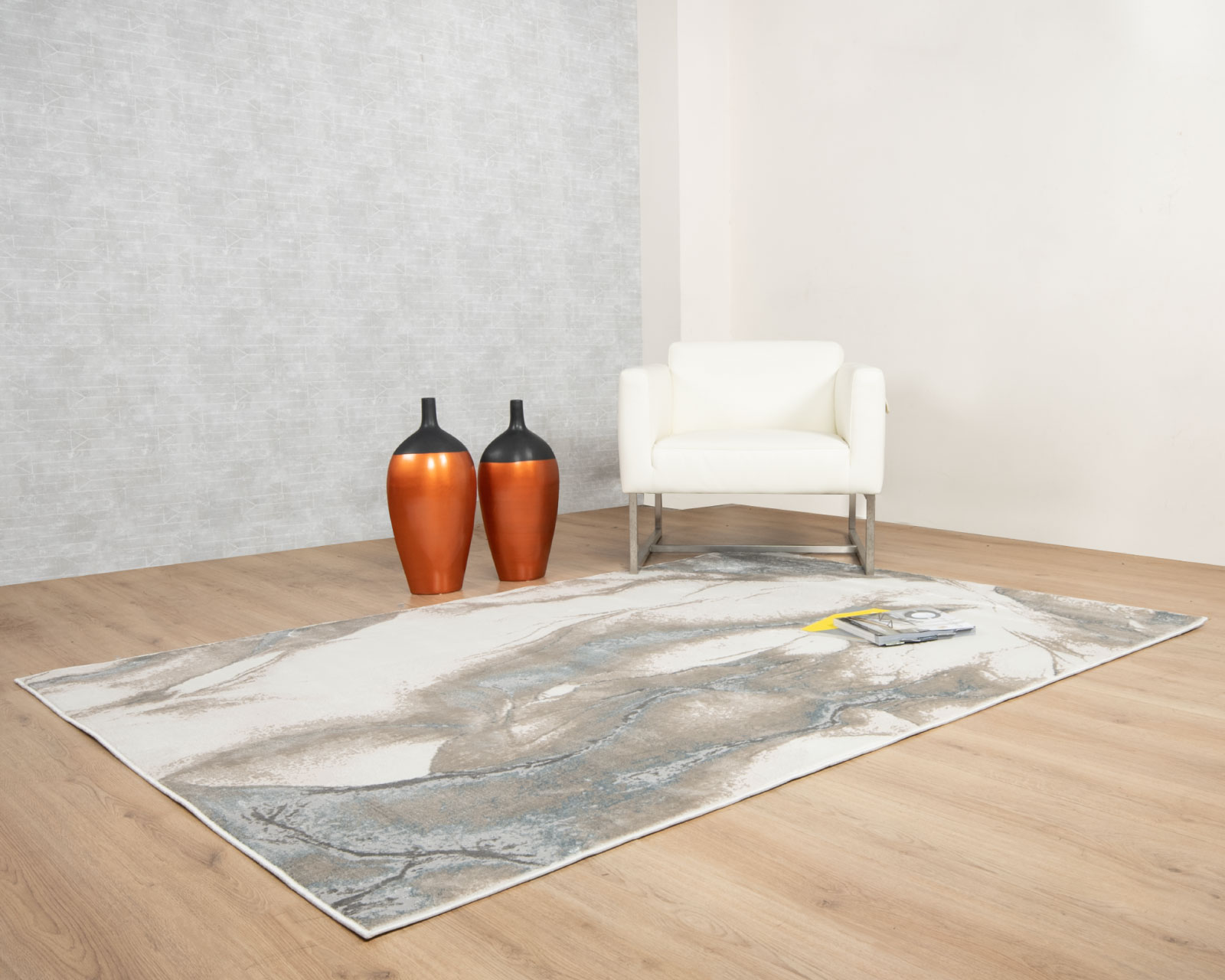 Foto 6 pulgar | Tapete Elif U6033 Plata Taupe 200*290