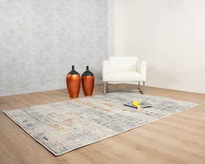 Foto 4 | Tapete Elif U6035 Oro Taupe 160*230