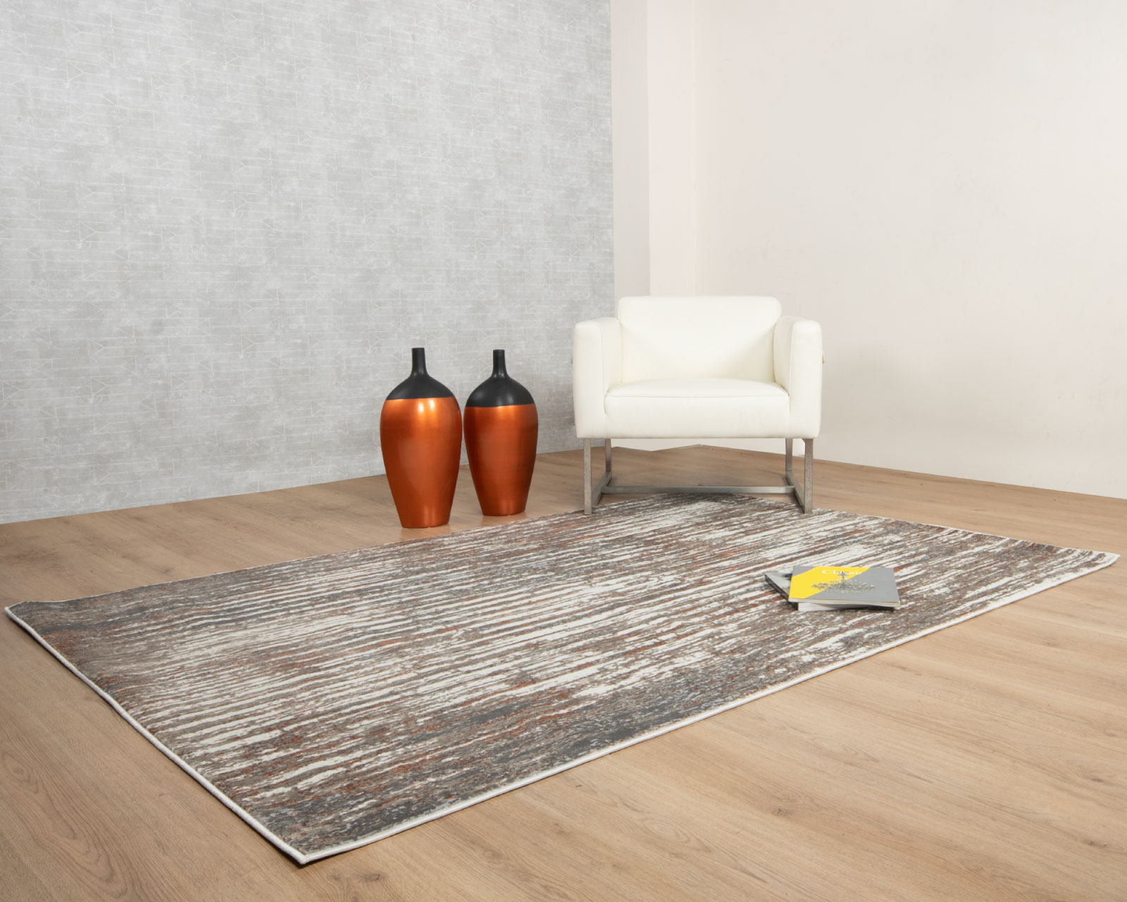Foto 6 pulgar | Tapete Elif U6032 Crema Taupe 200*290