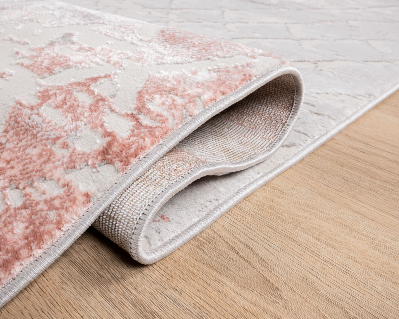 Foto 3 pulgar | Tapete Betsy U5021 Crema Gris Rosa 240*330