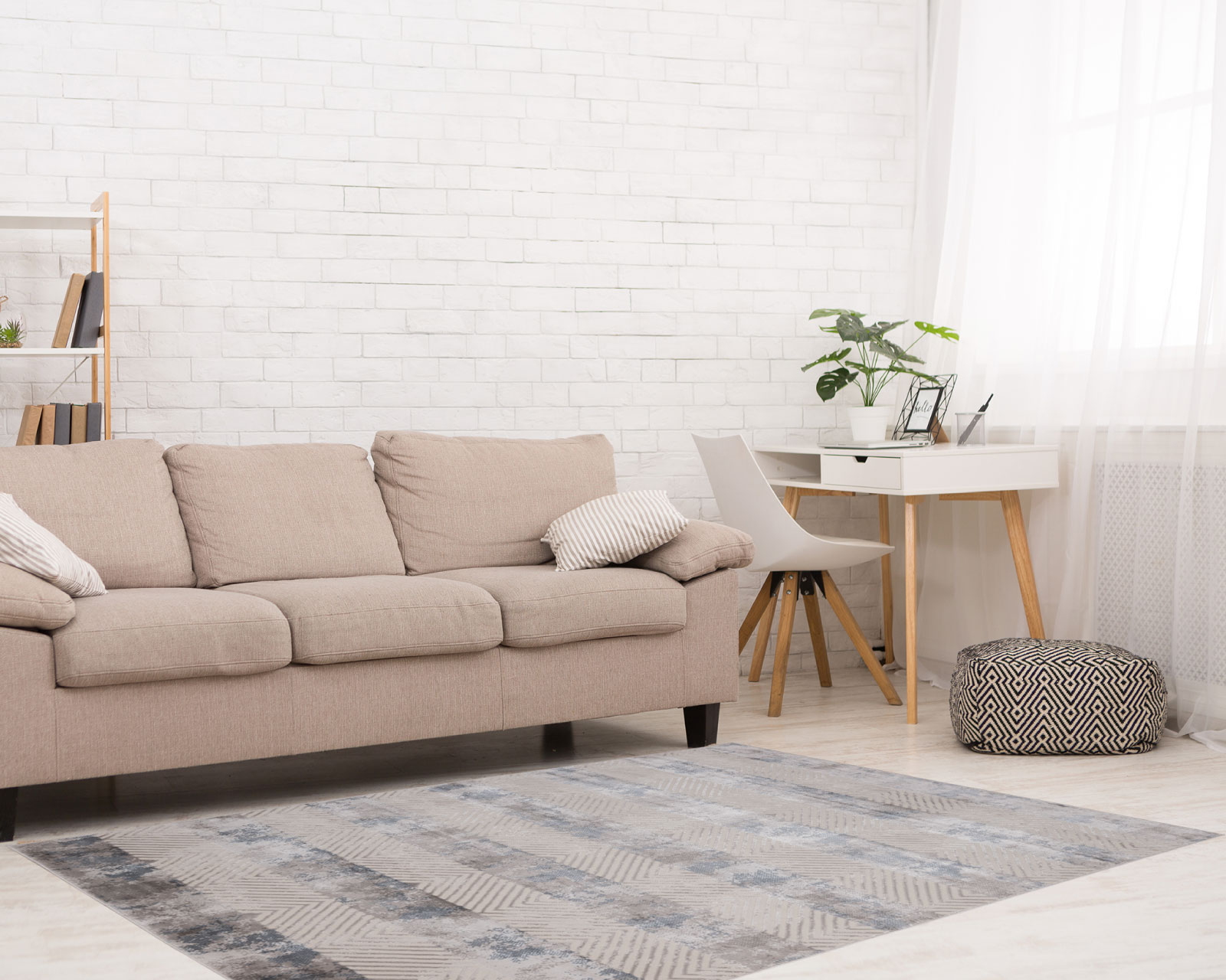 Foto 7 pulgar | Tapete Betsy U5024 Crema Gris 160*230