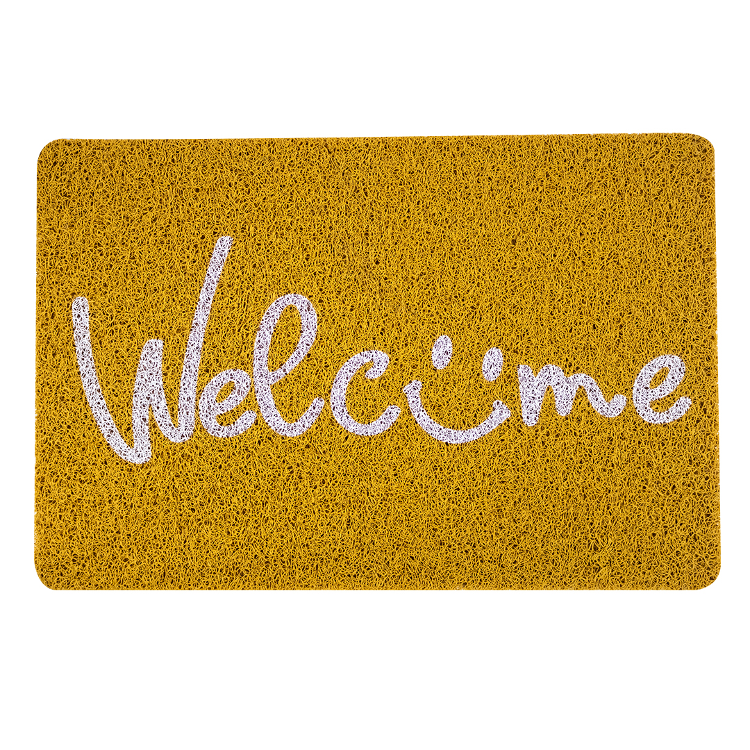 Foto 2 pulgar | Tapete Café Claro  ''welcome'' 40x60cm