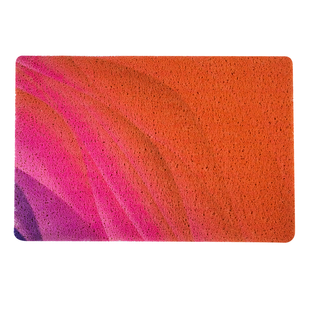 Foto 2 pulgar | Tapete Difuminado Rosa/naranja  40x60cm