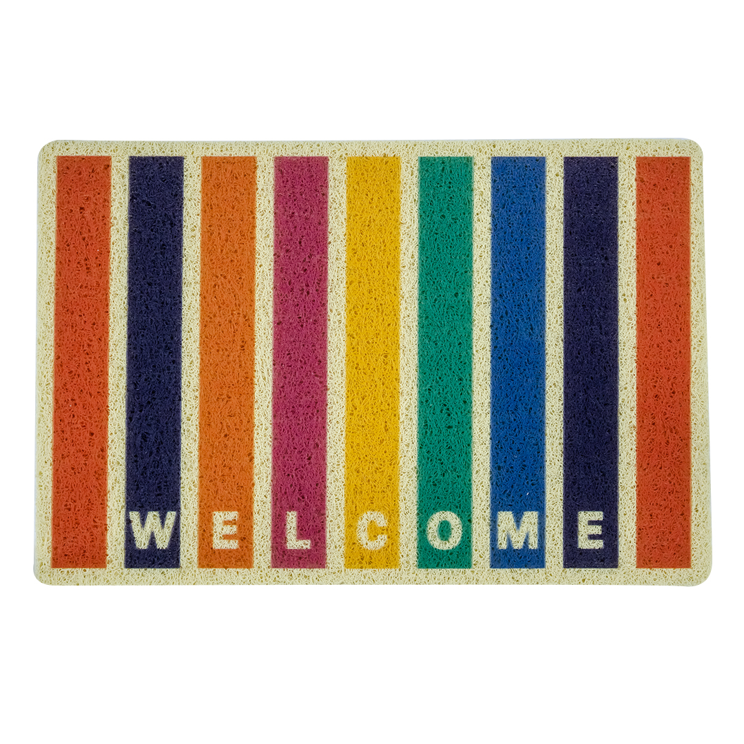 Foto 2 pulgar | Tapete Multicolor ''welcome'' 40x60cm