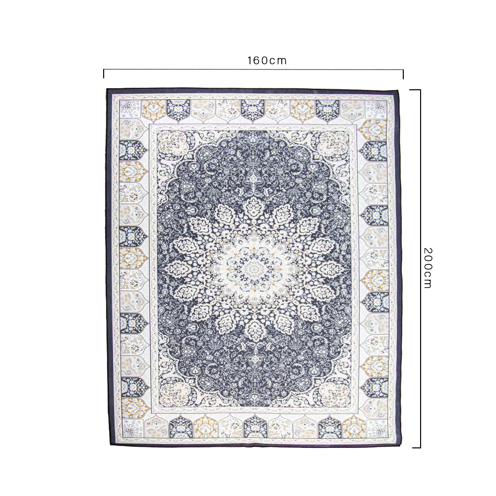 Foto 2 | Ilios Innova | Tapete Nórdico Diseño Mandala, Antideslizante Para Sala U Oficina