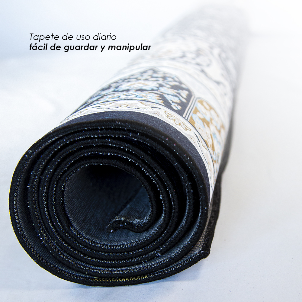 Foto 8 | Ilios Innova | Tapete Nórdico Diseño Mandala, Antideslizante Para Sala U Oficina