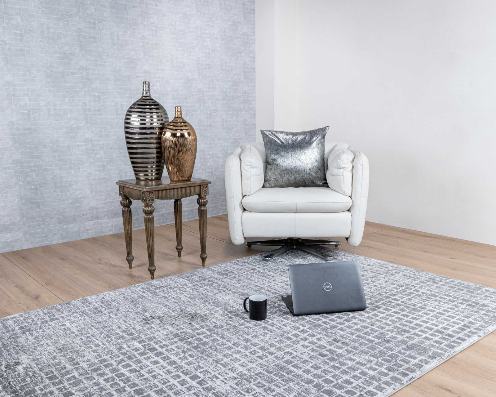 Foto 6 pulgar | Tapete Decorativo Amina T5140 Gris Gris 240*330