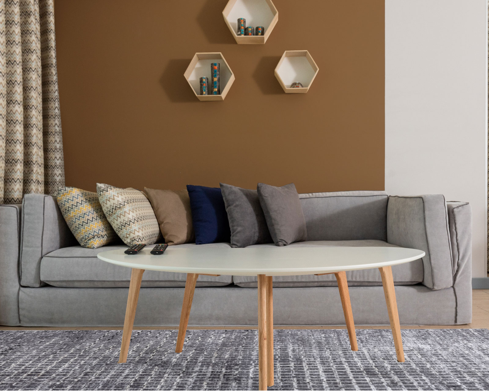Foto 7 pulgar | Tapete Decorativo Amina T5140 Gris Gris 240*330