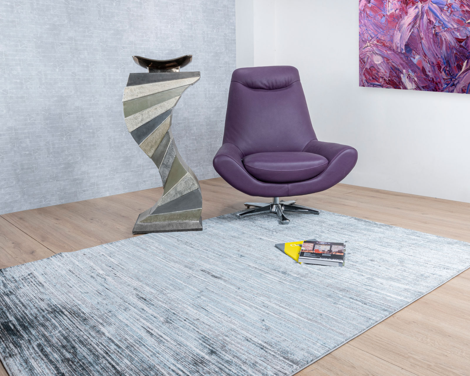 Foto 6 pulgar | Tapete Decorativo Amina T5138 Gris Gris 240*330