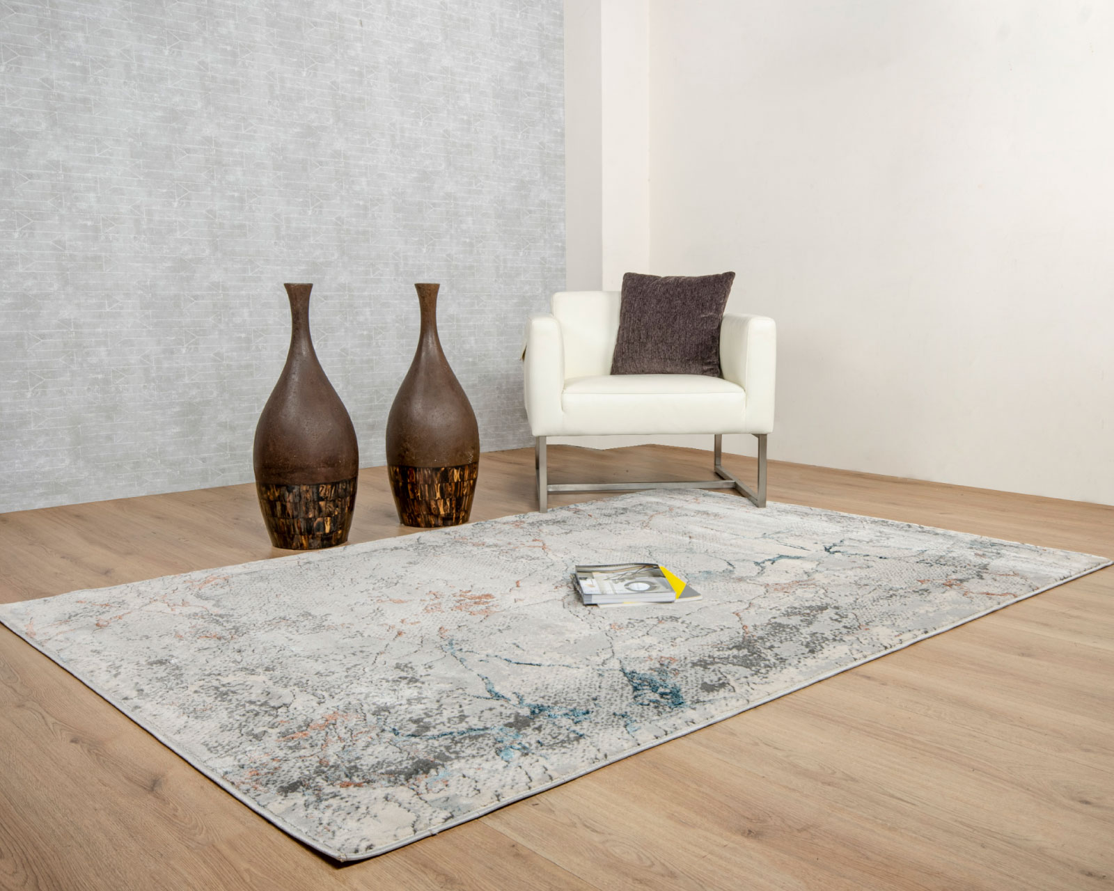 Foto 5 | Tapete Decorativo Yemina T4042 Gris Ocre 240*330