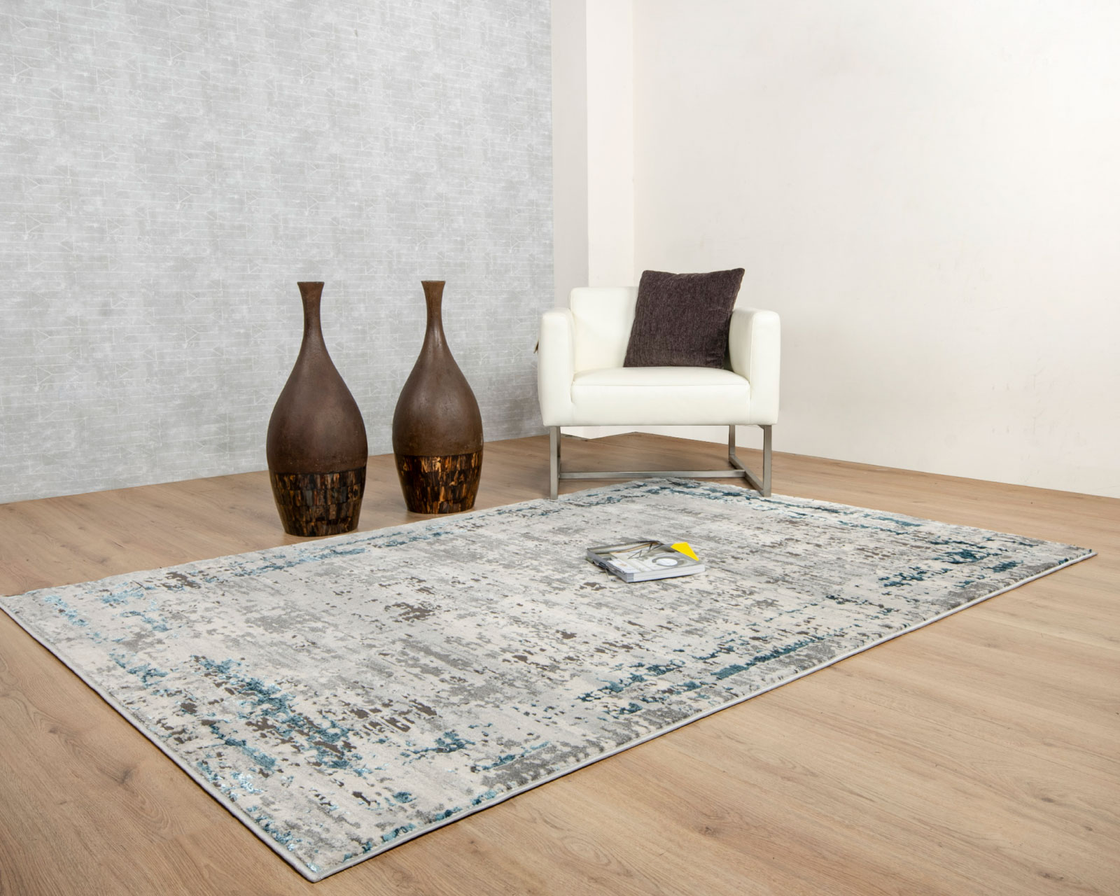 Foto 6 pulgar | Tapete Decorativo Yemina T4038 Gris Azul 240*330
