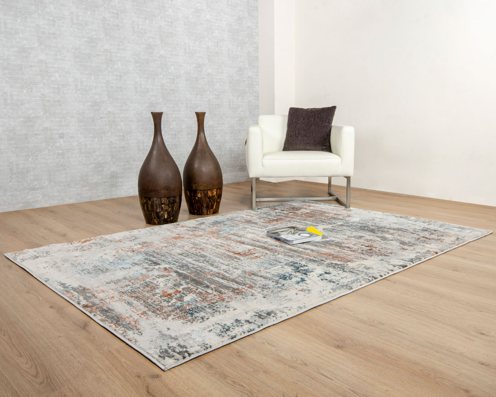 Foto 5 | Tapete Decorativo Yemina T4039 Gris Ocre 240*330