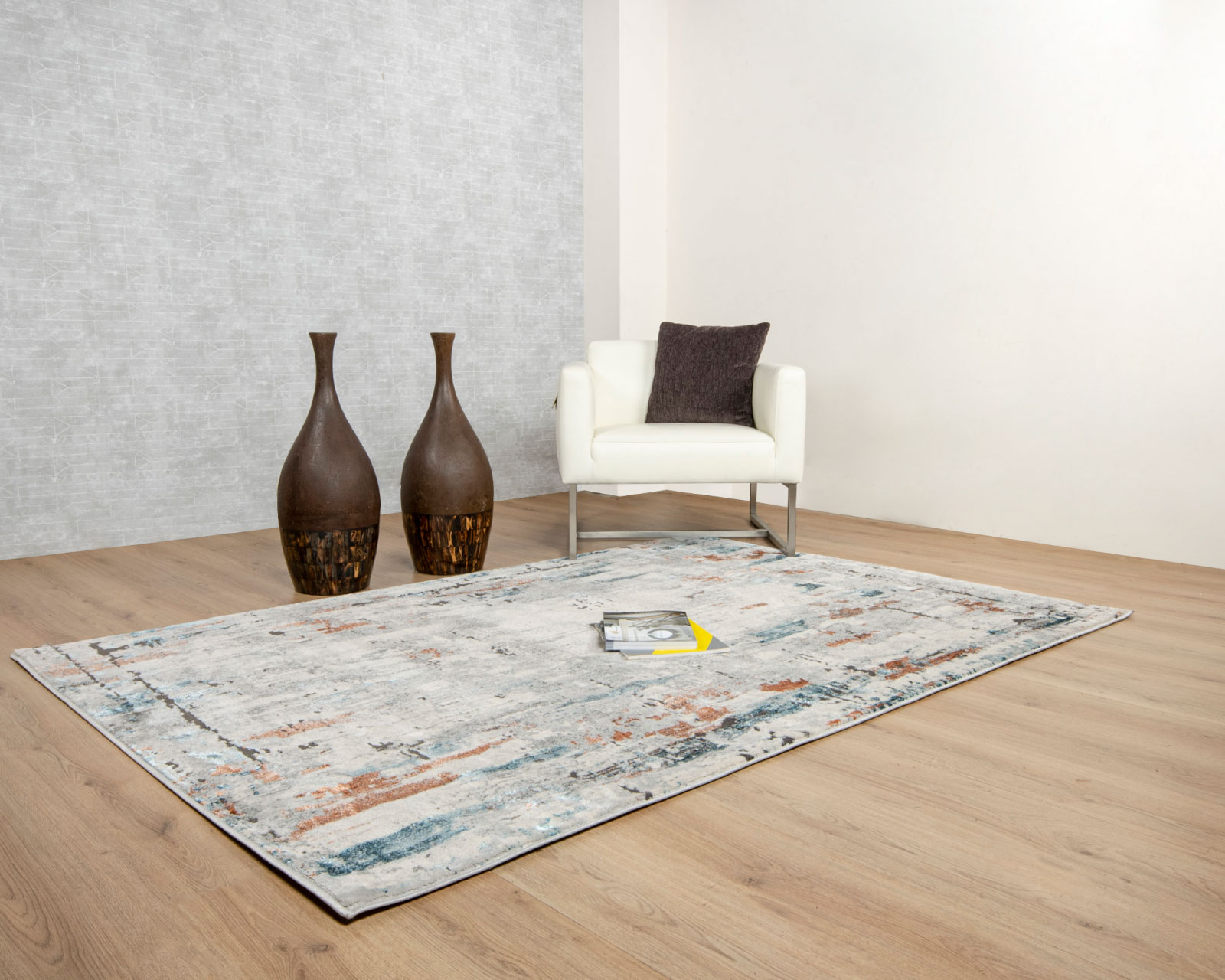 Foto 6 pulgar | Tapete Decorativo Yemina T4041 Gris Ocre 240*330