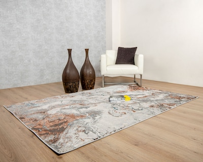 Foto 5 | Tapete Decorativo Yemina T4040 Gris Ocre 240*330