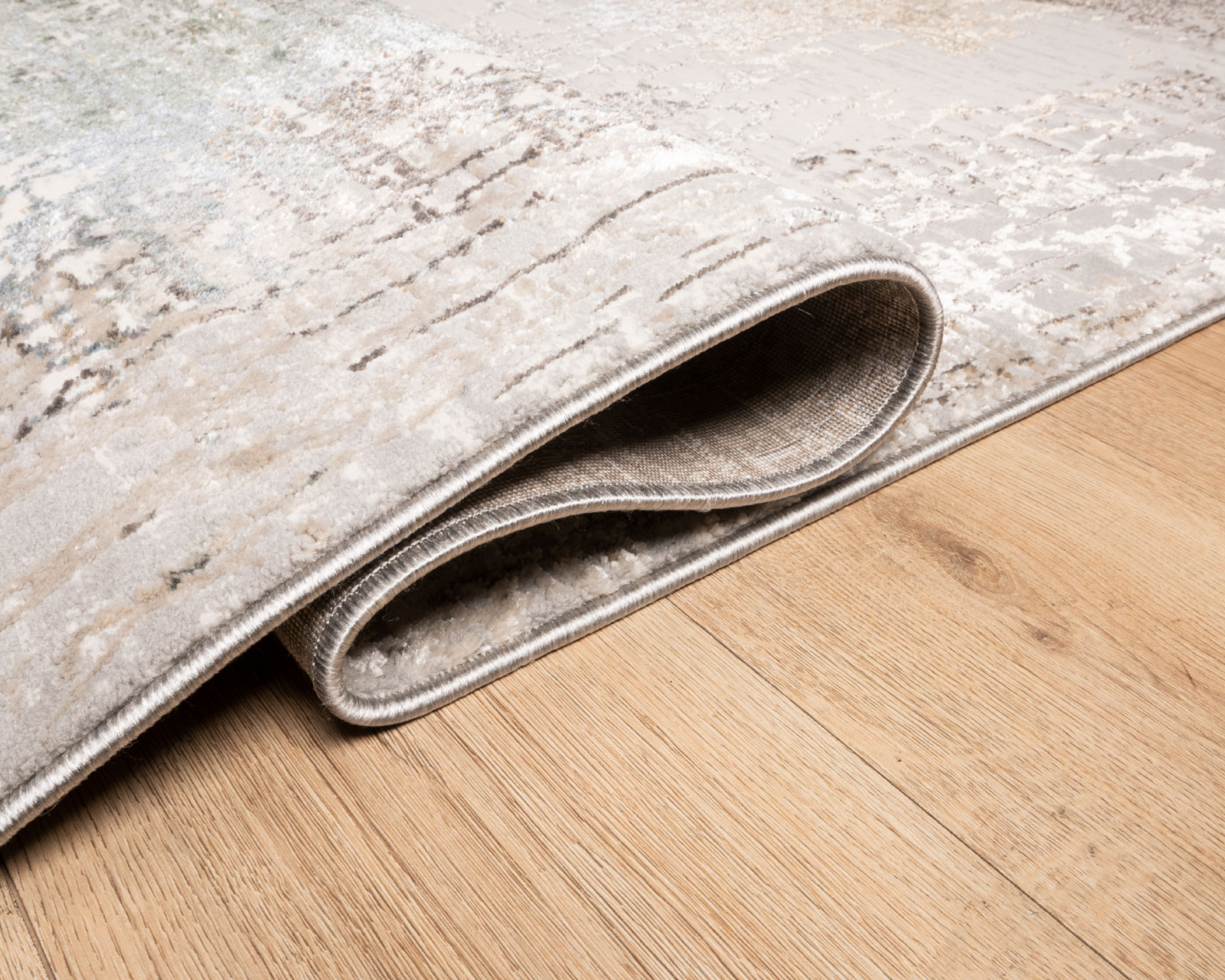 Foto 3 pulgar | Tapete Decorativo Zaria T2198 Gris Crema 200*290