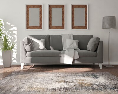 Foto 5 | Tapete Decorativo Zaria T2198 Gris Crema 200*290
