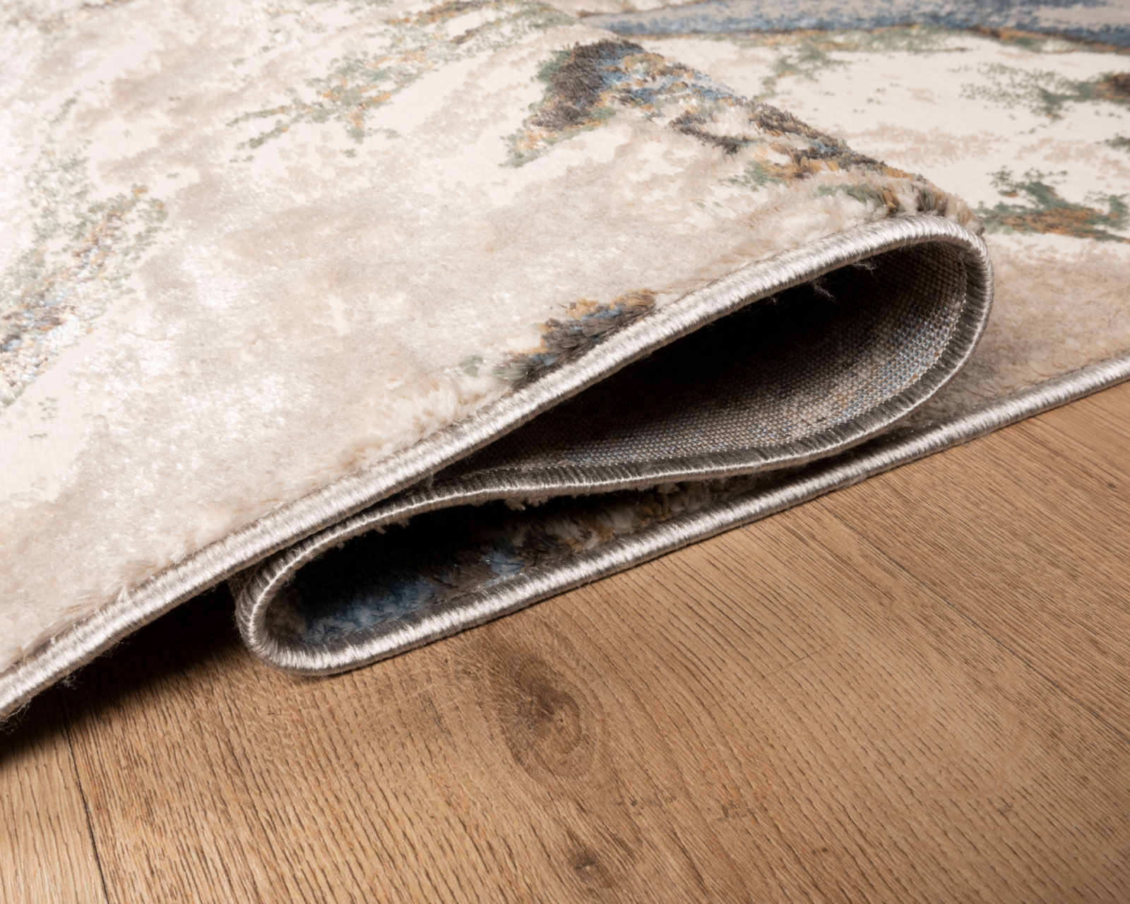 Foto 3 pulgar | Tapete Decorativo Zaria T2185 Gris Crema 160*230