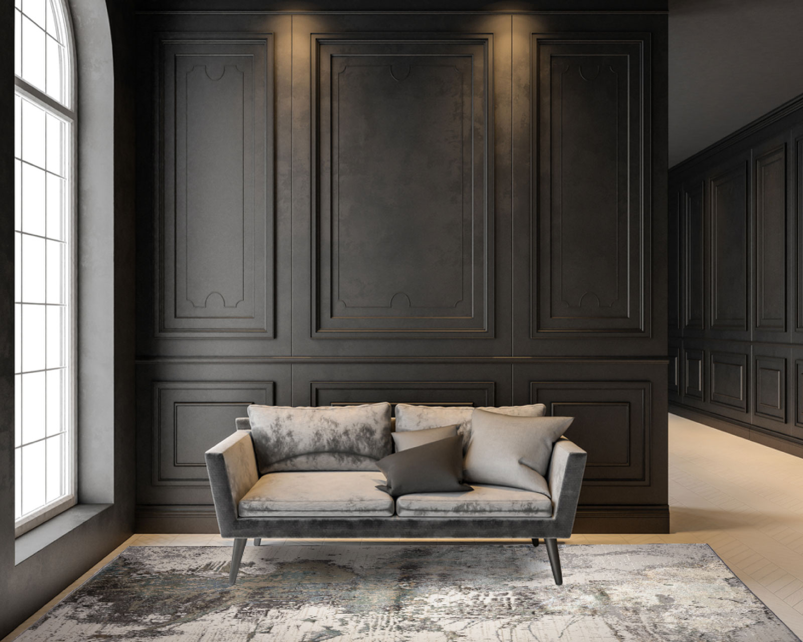 Foto 6 pulgar | Tapete Decorativo Zaria T2189 Gris Crema 240*330