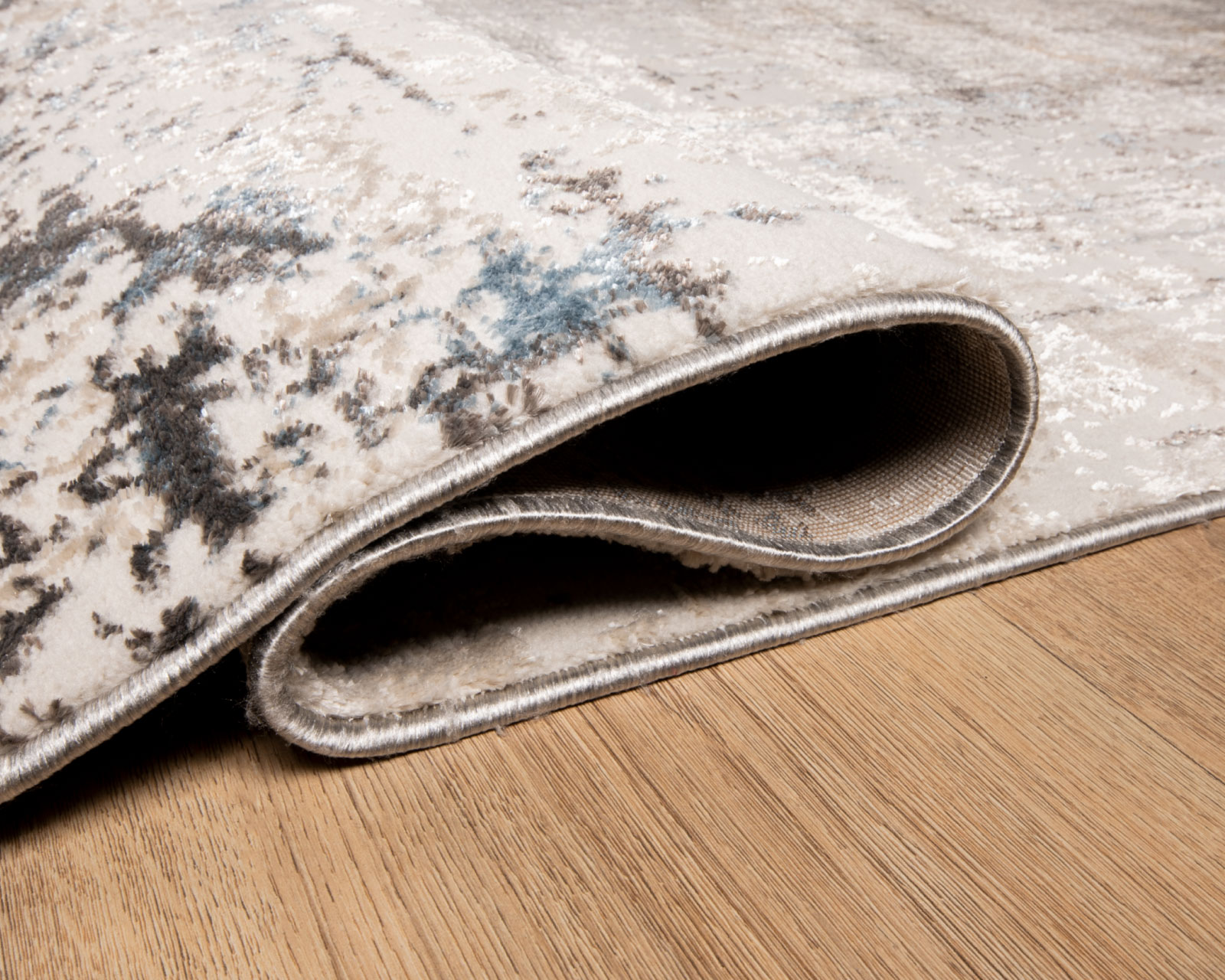 Foto 3 pulgar | Tapete Decorativo Zaria T2183 Gris Crema 160*230
