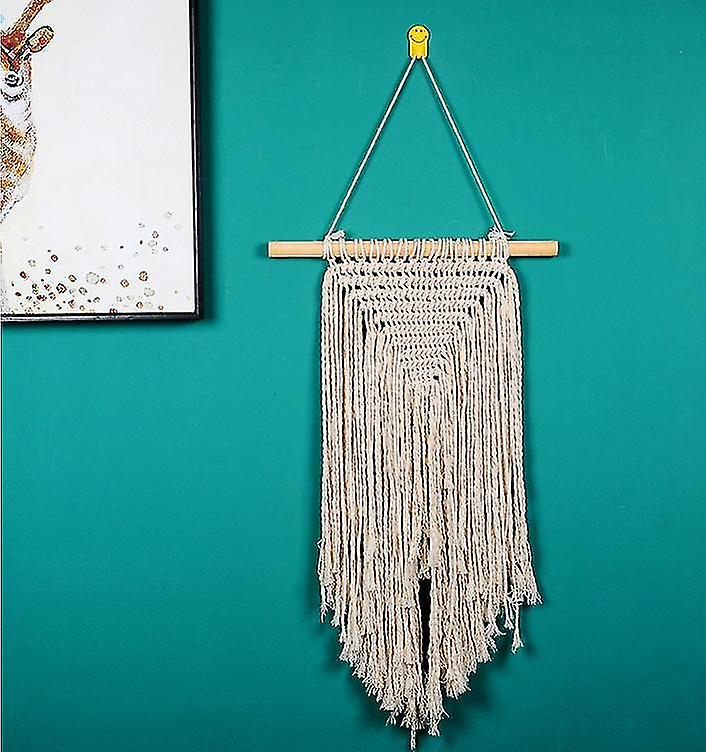 Foto 5 pulgar | Tapiz De Macramé Para Colgar En La Pared, Decoración Del Hogar, 40 X 68 Cm, Color Beige Huogu - Venta Internacional.