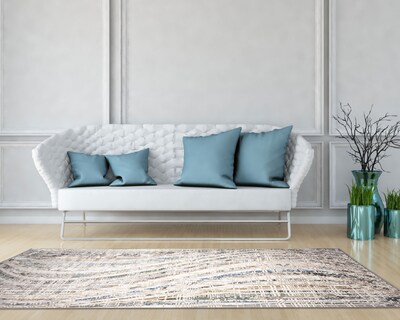 Foto 5 | Tapete Decorativo Zaria T2233 Gris Crema 200*290